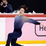 　男子フリー　演技する鍵山優真＝ヘルシンキ（共同）