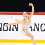 　女子フリー　演技する松生理乃＝ヘルシンキ（共同）