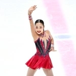 　女子ＳＰ　演技する島田麻央＝東京辰巳アイスアリーナ