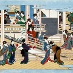 　喜多川歌麿「深川の雪」（江戸時代）（サザビーズ提供・共同）