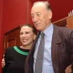 　モスクワで式典に参加したマイヤ・プリセツカヤさん（左）と夫のロディオン・シチェドリンさん＝２００６年１１月（タス＝共同）