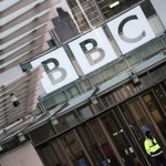 　ＢＢＣのロゴ＝ロンドン（ロイター＝共同）