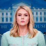 　レビット米大統領報道官（ゲッティ＝共同）