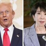 　トランプ米大統領（ゲッティ＝共同）、高市早苗首相