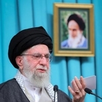 　イランの最高指導者ハメネイ師（最高指導者事務所提供、ゲッティ＝共同）