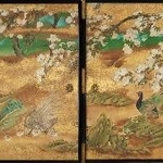 　「春景花鳥図襖」（桃山時代末-江戸時代初め、個人蔵）