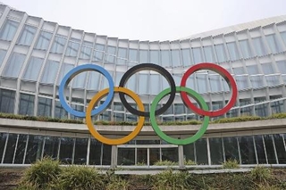 　国際オリンピック委員会（ＩＯＣ）本部＝２０２４年２月、スイス・ローザンヌ