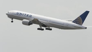 　ユナイテッド航空のボーイング７７７-２００