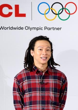 　イベントに参加したスノーボード男子の平野歩夢＝１５日、東京都内