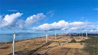 　北海道幌延町の風力発電所「浜里ウインドファーム」