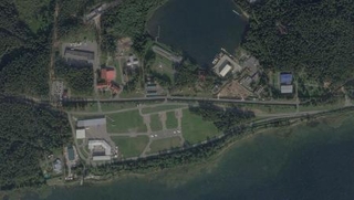 　ロシアのプーチン大統領公邸の衛星写真＝２０２３年８月、ロシア北西部ノブゴロド州（Ｐｌａｎｅｔ　Ｌａｂｓ提供、ロイター＝共同）