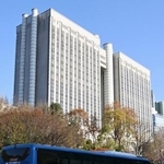 　旧統一教会総裁、韓鶴子被告の初公判が開かれたソウル中央地裁＝１日（共同）