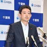 　千葉県の熊谷俊人知事＝１０月、県庁
