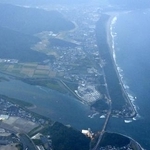 　南海トラフ巨大地震の被害想定で、高い津波が到達するとされている宮崎県日南市の沿岸部＝２０２４年８月