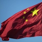 　中国の国旗＝北京（共同）