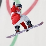 　２０２２年北京五輪のスノーボード女子ＨＰで銅メダルを獲得した冨田せな（共同）