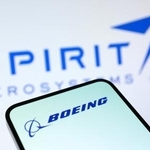 　米国のボーイングとスピリット・エアロシステムズのロゴ（ロイター＝共同）