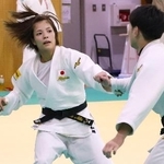 　柔道のＧＳ東京大会に向け練習する阿部詩＝味の素ナショナルトレーニングセンター