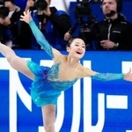 　ジュニア女子フリー　演技する島田麻央＝ＩＧアリーナ