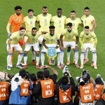 　日本戦に臨むブラジル代表イレブン＝１０月、味の素スタジアム