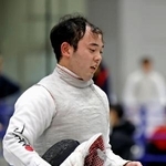 　決勝トーナメント３回戦　イタリア選手に敗れた永野雄大＝北九州メッセ