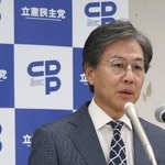 　立憲民主党の安住幹事長＝１０月、国会