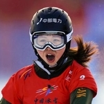 　スノーボード女子パラレル大回転で優勝した三木つばき＝美林（共同）