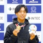 　男子個人で優勝した宮野隼人＝東急ドレッセとどろきアリーナ