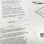 　米軍岩国基地に司令部があった第１海兵航空団の記録のコピーの一部。１９７１年７月１日に米国の核戦争計画に組み込まれたことなどが記されている