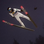 　５位に入った小林陵侑の飛躍＝クリンゲンタール（ロイター＝共同）