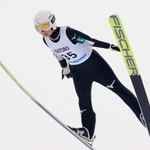 　女子で優勝した一戸くる実＝ピヤシリシャンツェ