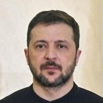 　ウクライナのゼレンスキー大統領（ゲッティ＝共同）