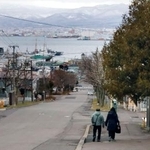 　後発地震注意情報の最終日を迎えた北海道函館市＝１５日午後