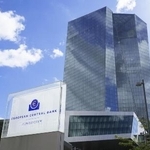 　欧州中央銀行の本部＝ドイツ・フランクフルト