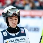 　Ｗ杯複合男子個人第５戦で精彩を欠いた山本涼太＝ラムソー（共同）