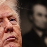 　トランプ米大統領＝１９日、ワシントン（ロイター＝共同）