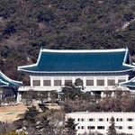 　韓国大統領府が戻るソウルの青瓦台＝２２日（共同）