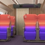 　ＪＲ東海の在来線特急「しなの」向け新型車両のグリーン車内装イメージ図（同社提供）