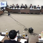 　再審制度の見直しを協議する法制審議会部会の会合＝２３日午後、法務省