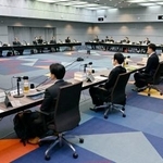 　危険運転致死傷罪の見直しを議論する法制審議会の部会＝２５日午前、法務省