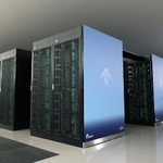 　スーパーコンピューター「富岳」＝２０２１年３月、神戸市の理化学研究所計算科学研究センター