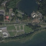 　ロシアのプーチン大統領公邸の衛星写真＝２０２３年８月、ロシア北西部ノブゴロド州（Ｐｌａｎｅｔ　Ｌａｂｓ提供、ロイター＝共同）