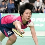 　女子シングルスを制した山口茜＝京王アリーナＴＯＫＹＯ