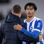 　ブライトンの三笘薫＝ロンドン（ゲッティ＝共同）