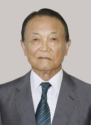 　自民党の麻生太郎副総裁
