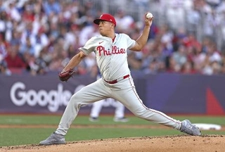 　レッドソックスと契約合意した先発左腕スアレス＝２０２４年６月（ゲッティ＝共同）