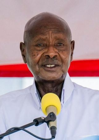 　ウガンダのムセベニ大統領（ロイター＝共同）