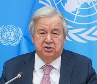 　グテレス国連事務総長（ゲッティ＝共同）