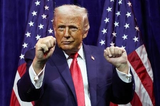 　トランプ米大統領＝６日、ワシントン（ロイター＝共同）