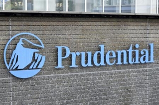 　プルデンシャル生命保険のロゴ＝東京都千代田区